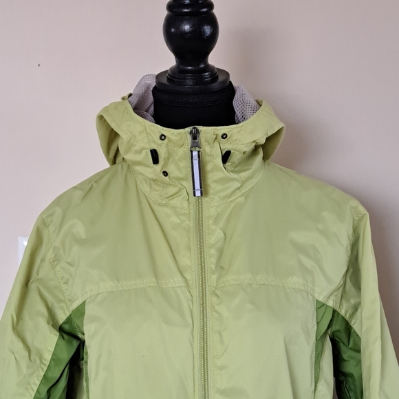 Columbia Packable Jacket Women's Small Green Soft Shell Lightweight Windbreaker - Picture 7 of 16